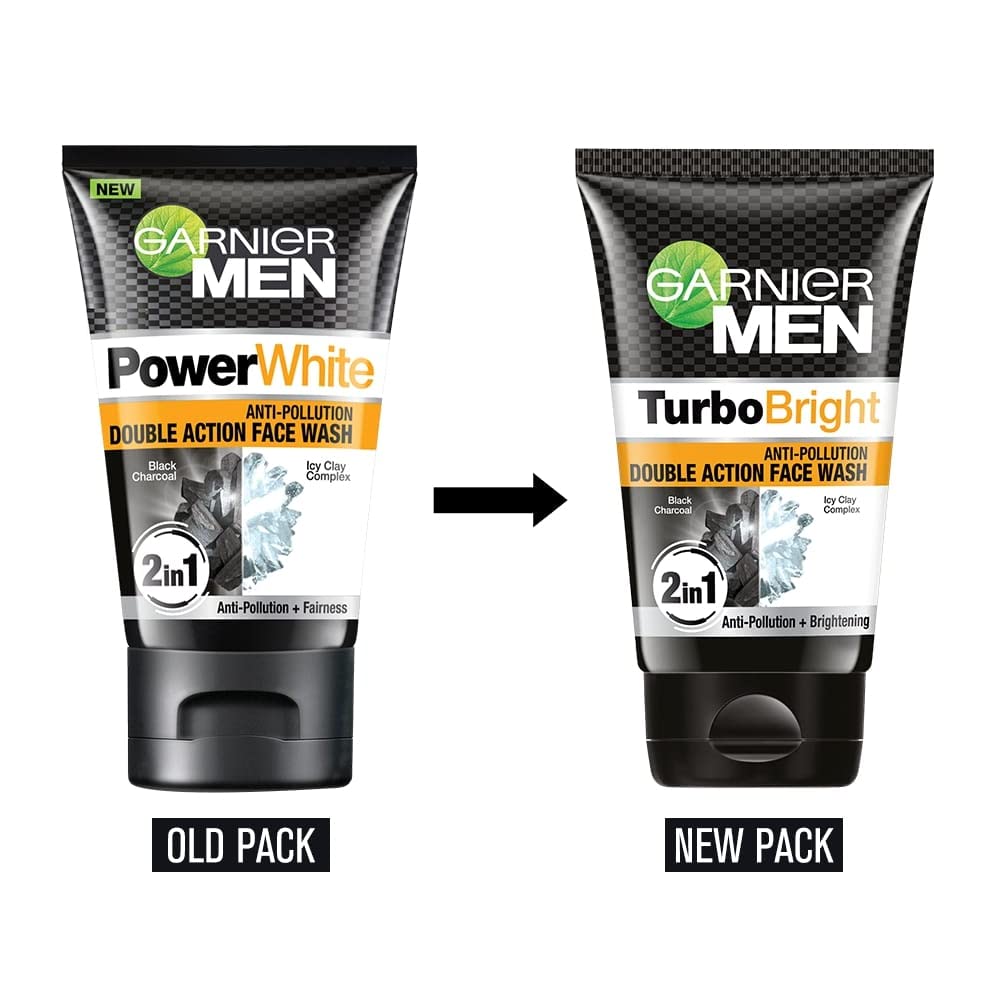 Buy Garnier Men, Face Wash, Brightening & AntiPollution, TurboBright