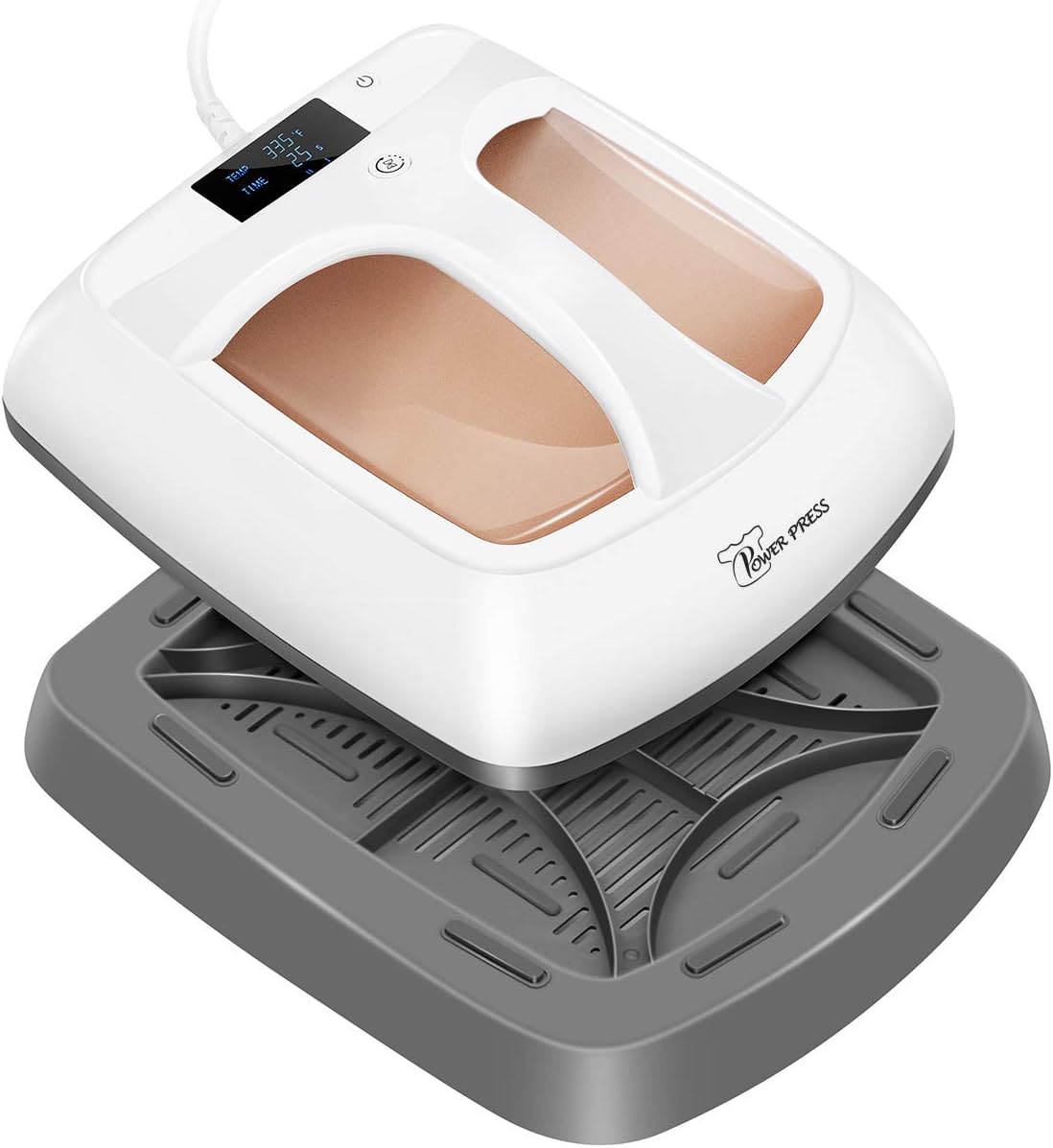Heat Press Machine Portable-Gold,12"x10"