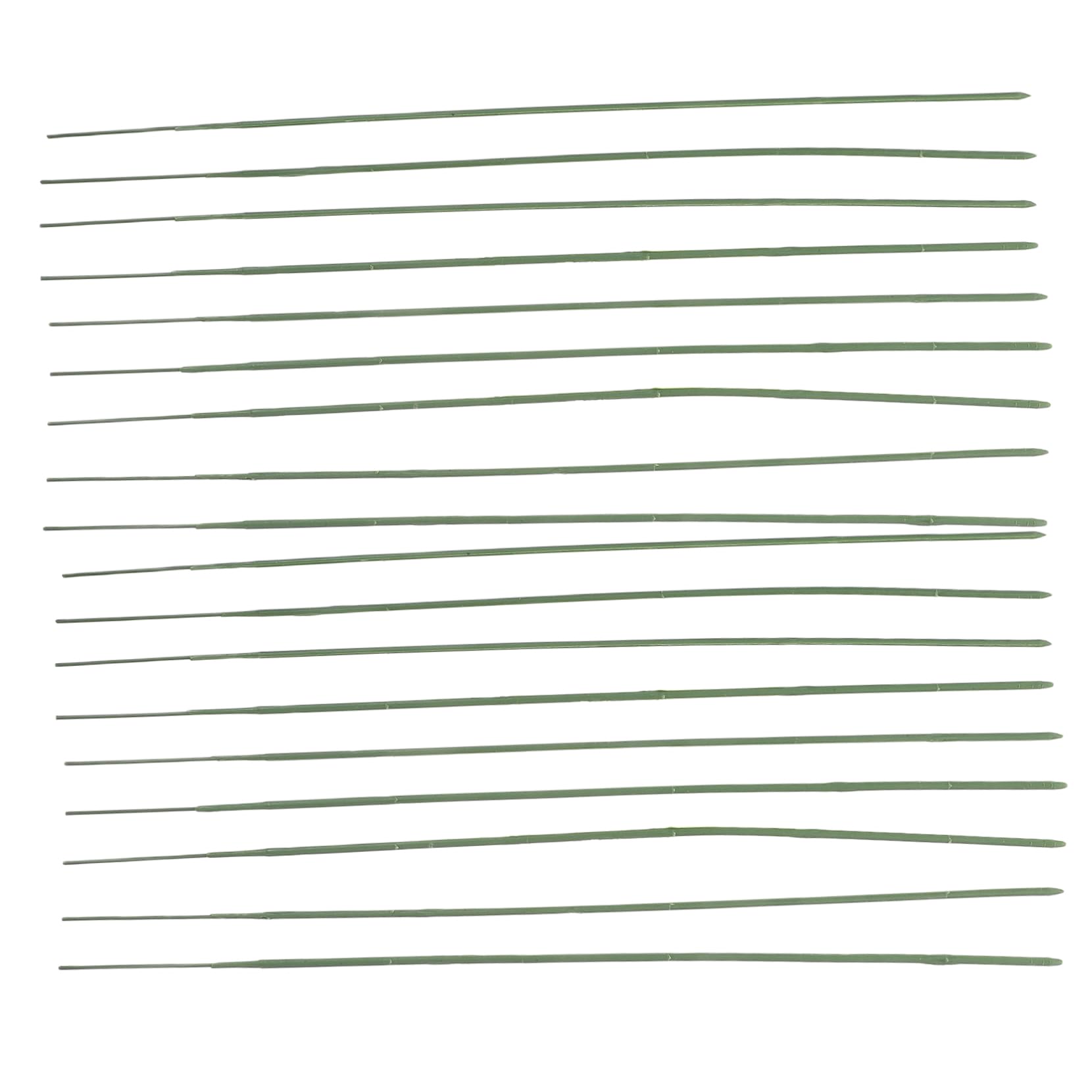 LALAFINA 100pcs DIY Flower Tower Wire Precut Floral Stems 25cm Artificial Stems for Bouquets Floral Arrangements