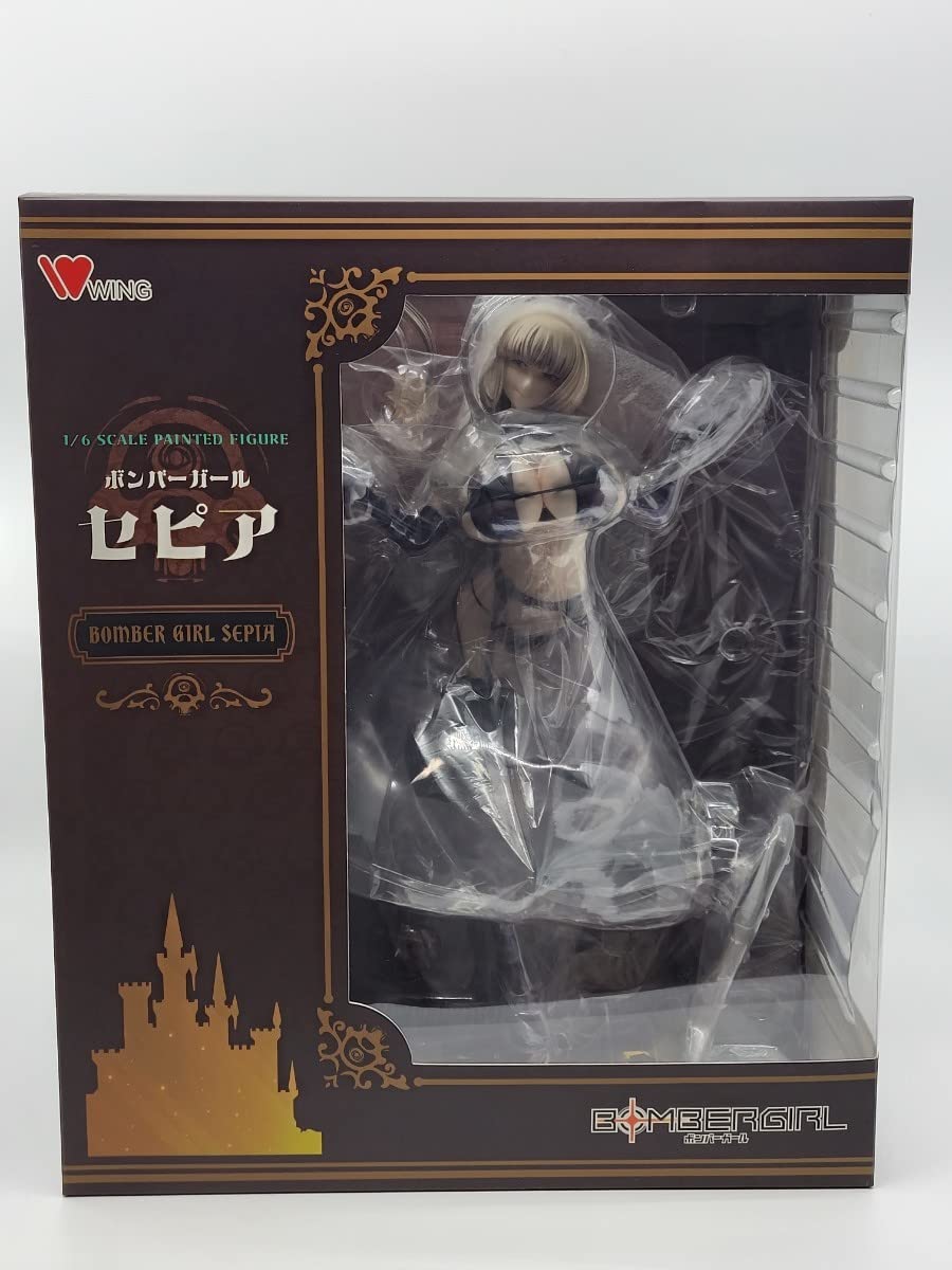 Amazon | WING ボンバーガール セピア 1／6スケール 完成品フィギュア 