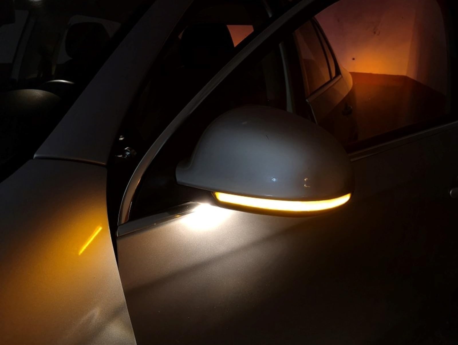 Lusterko boczne Dynamiczne kierunkowskazy do Golf 5 6 Jetta Passat Sharan Vento III Królik V 1995-2013 LED Lusterko boczne Wskaźnik Lampa Lusterko boczne Lampa Wskaźnik Sekwencyjny Flash,A-czarny
