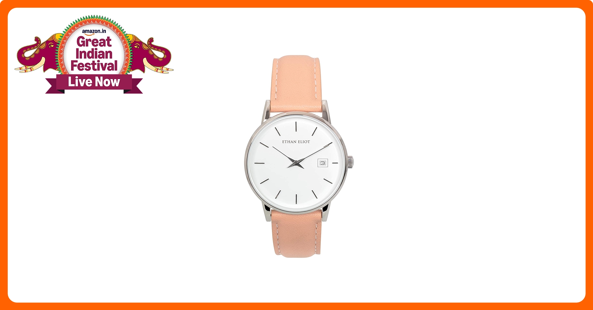 Personal Best エリオット・ア−ウィット Ethan Eliot Classic Women's Watch, Lexington 36mm Silver