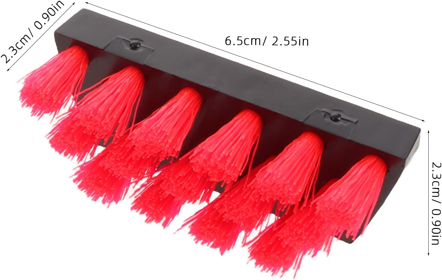 ARTIBETTER 2pcs Carpet Extractor Brush Head Replacement - Heavy Duty Nylon Bristle Upholstery Cleaning Brush Head Attachment for Car, Sofa, and Area Rugs - Compatible for 1400B, 1400W, 1425