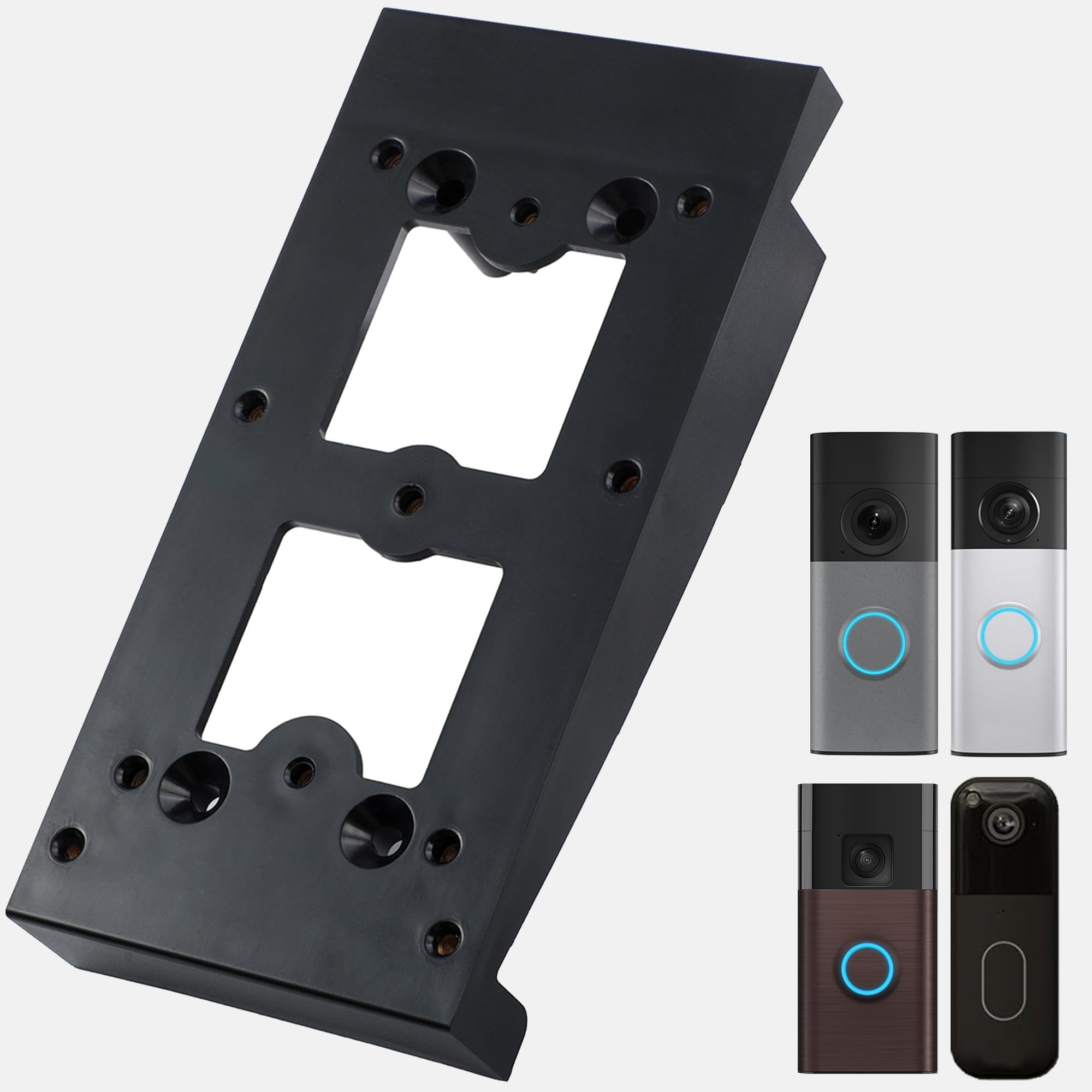 Vinyl Siding Mount Compatible with Battery Doorbell, Battery Doorbell Pro/Plus, Video Doorbell 2/3/ 3Plus/ 4, 1St Gen and Bl ink Doorbell 1st/ 2nd (4-inches Standard Siding Only) - 1 Pack