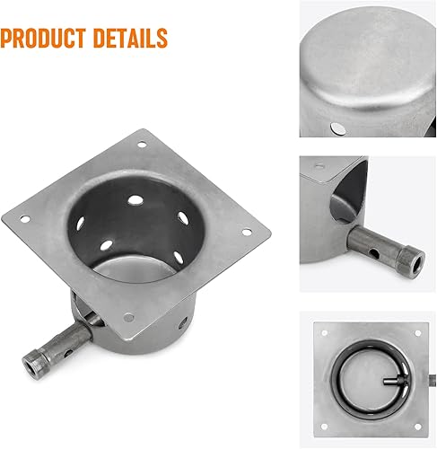 Miniatura 3 de Stanbroil Repuesto de olla para quemaduras de fuego para parrilla de pellets Traeger y Pit Boss, incluyendo parrillas Traeger Ironwood 650 y 885