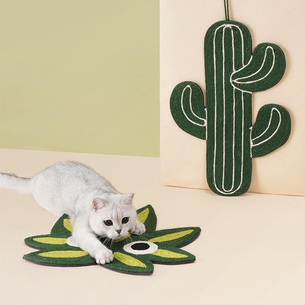 Juguete de Agarre de Gato Alfombrilla Rascadora Para Gatos De Sisal Natural, Almohadilla Para Rascar Para Gatos, Protección Contra Arañazos Para Sofá, Afilador De Garras Tableros Afiladores de Uñas(45