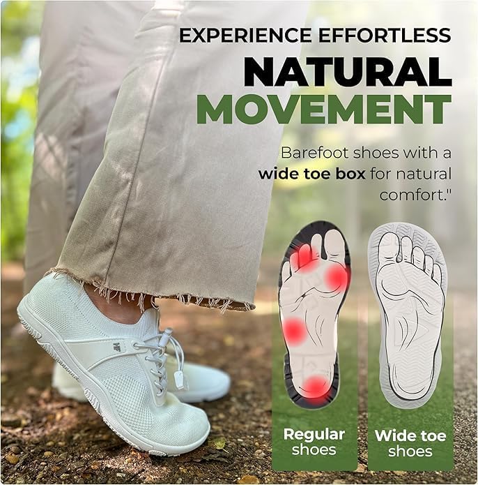 Hike Footwear Theora Pro - Ergonomic Supportive & Non-Slip Barefoot Shoes, Zero Drop Minimalist Trail Running Boots with Arch Support & Wide Toe Box, Unisex - Image 3