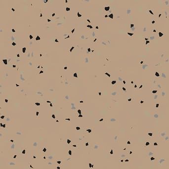 Epoxy Floor Kit Good Full Kit Medium Brown Base with Canyon Brown Blend Flake Covers 500 sq. ft. at 9.7 mils Thickness Ideal for Garage, Basement, Concrete Floors, and More