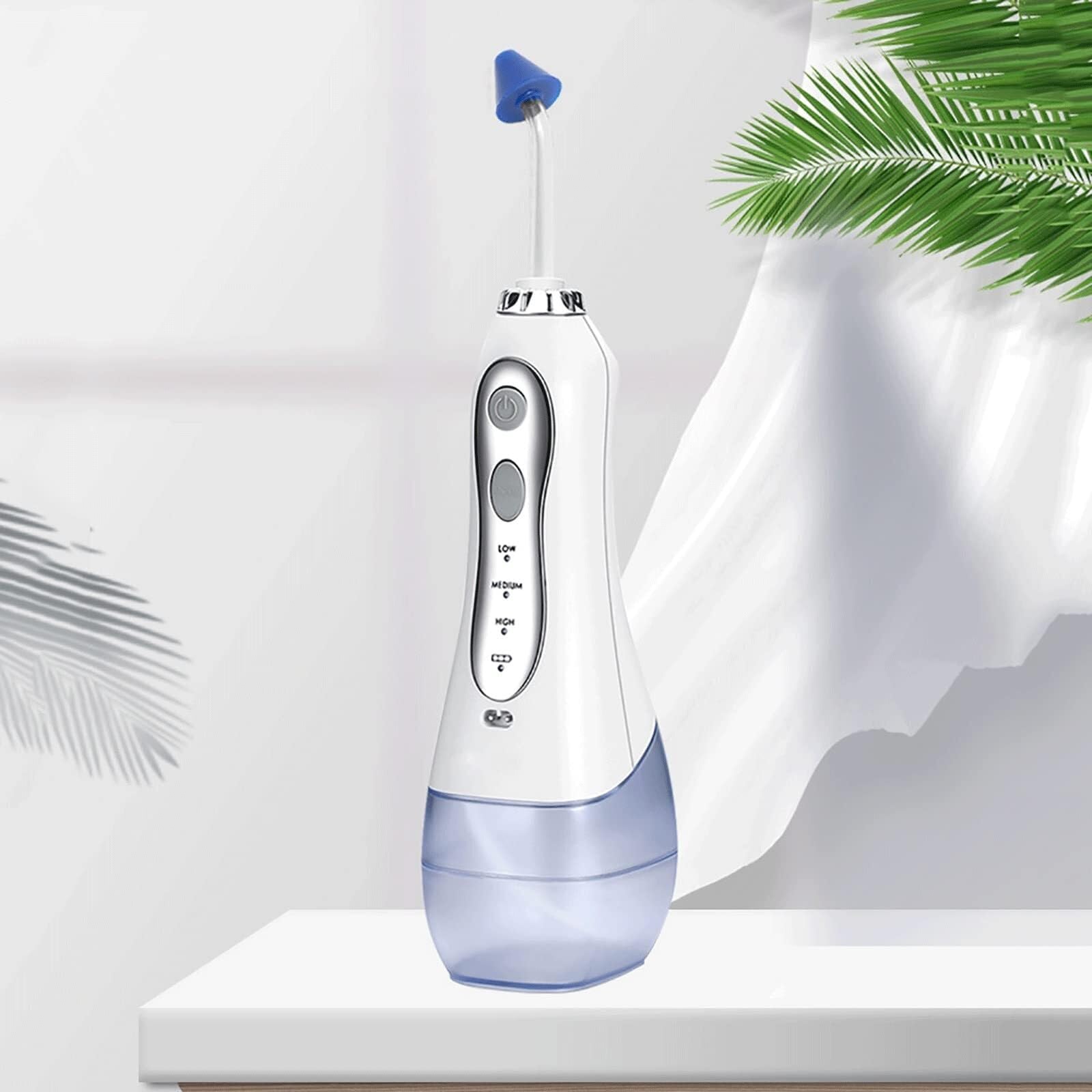 Neti Pot Elettrico, irrigazione nasale del Seno, Macchina elettrica Pulsante per Il risciacquo nasale, con Due beccucci, per Il Sollievo dai Seni paranasali e dalle allergie