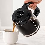 12-Cup Carafe de remplacement en verre pour modèles de cafetière Cuisinart CHW-12, CHW-12P1, DCC-1100BK, DCC-1200, DCC-2650, DGB-550BK, DGB-550BK1 DGB-625BC, DGB-700BC, et SS-12 Partie# DCC-1200PRC