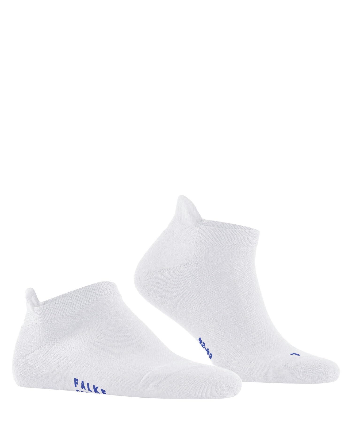 FALKE Uniseks Skarpety do trampek Cool Kick Sneaker U SN materiał funkcyjny krótkie jednokolorowe 1 Para, Biały (White 2000) nowy - przyjazny dla środowiska, 44-45