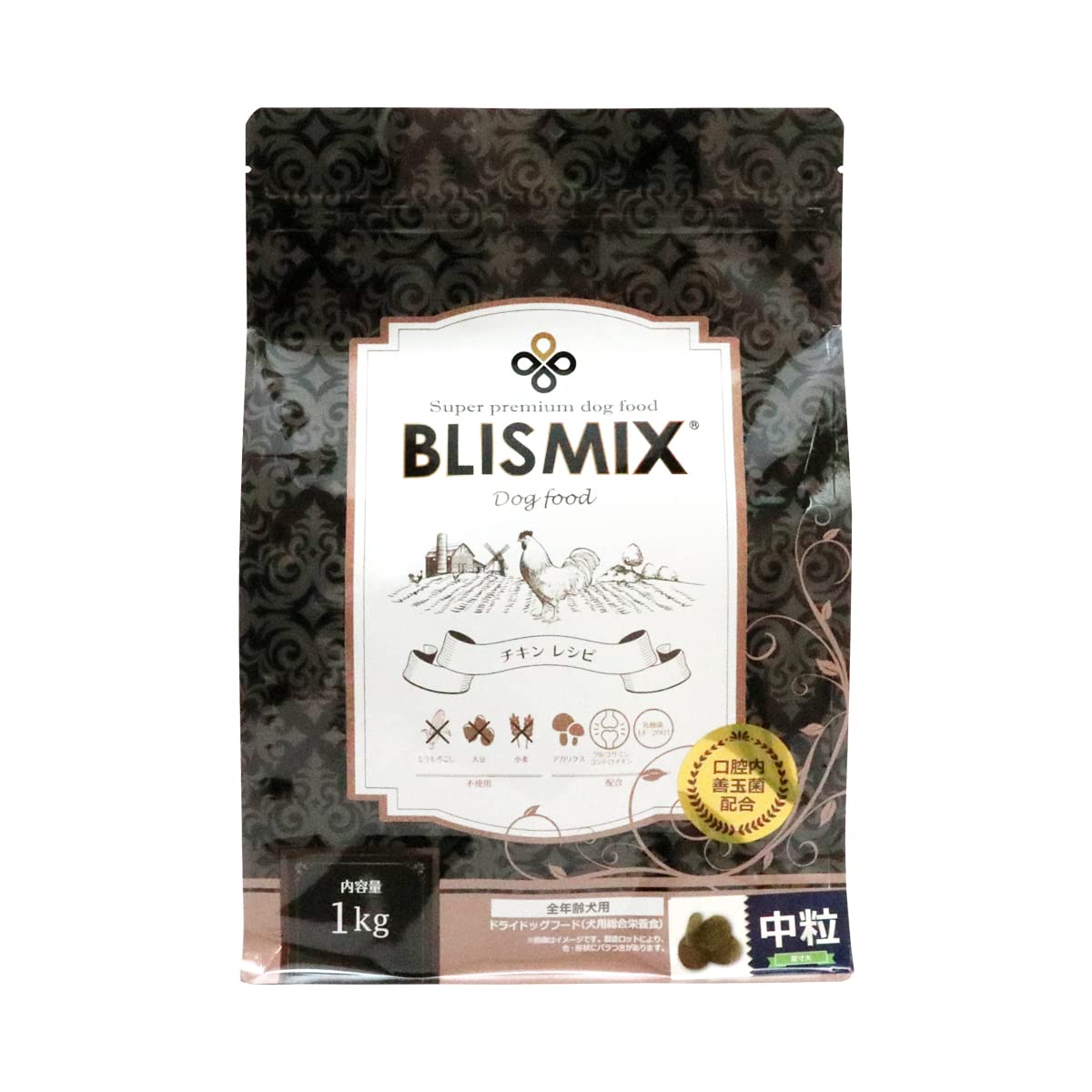 ブリスミックス 1kg×5 グレインフリー チキンレシピ Amazon.co.jp: ブリスミックス チキンレシピ 中粒 1kg BLISMIX