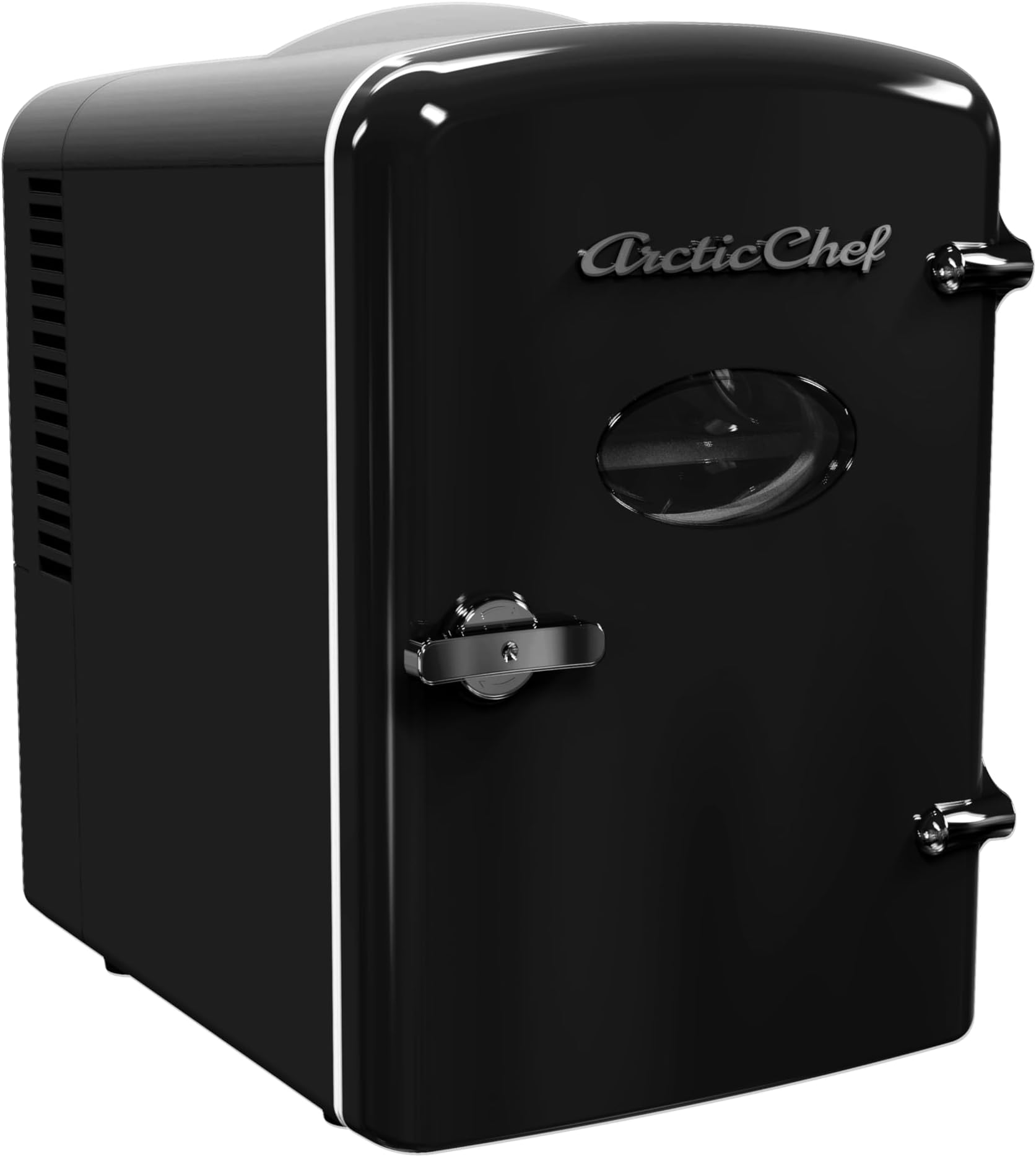 Compact refrigerators by RCA - Multi Colors, Office Product, small meal cool, Beverage, Drinks (Black)