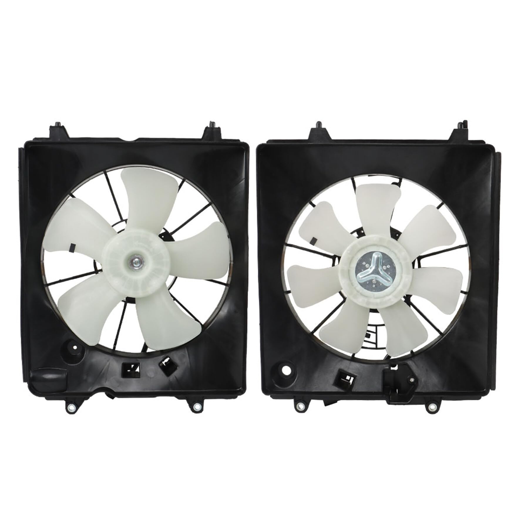 Silscvtt 2 Pcs Radiator Cooling Fan and A/C Condenser Fan Set HO3115155 Replacement for Honda CR-V 2010-2011