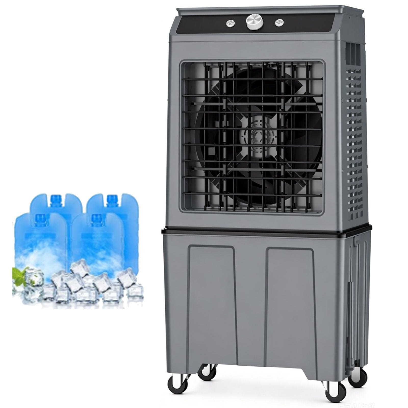 15.8 Gal Water Tank Swamp Cooler Air Conditioner, Evaporative Air Cooler