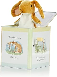 KIDS PREFERRED Guess How Much I Love You - Nutbrown Hare Jack-in-The-Box - Musical Toy for Babies