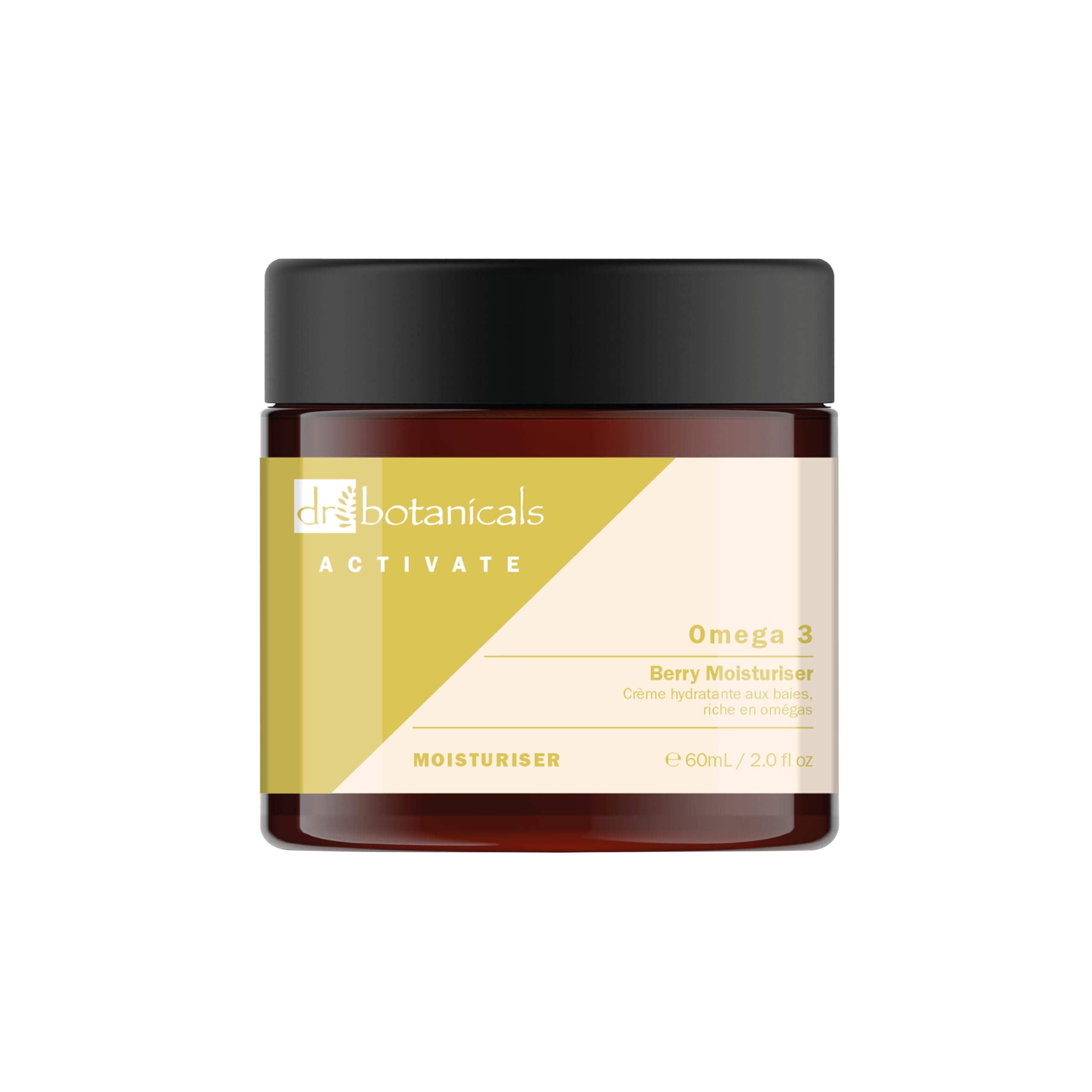 Dr Botanicals Activate Omega 3 Berry Moisturiser 60ml, 60 ml (Pack of 1)