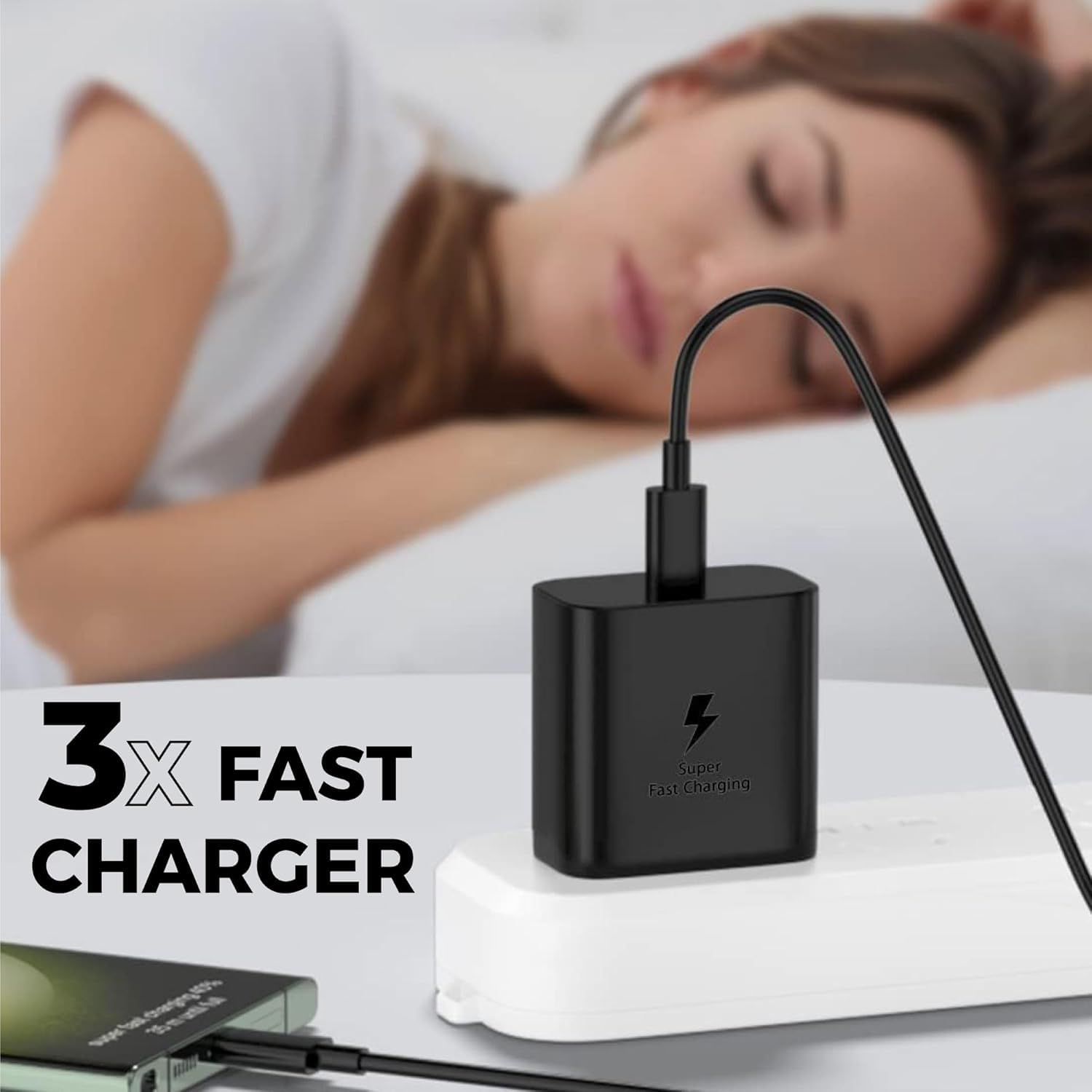45W USB-C Super Fast Charger Adapter Compatible with Samsung Galaxy S24 Ultra/S23 Ultra/S22 Ultra/S21 FE, Type-C PD 3.0 Fast Charging Wall Charger 4
