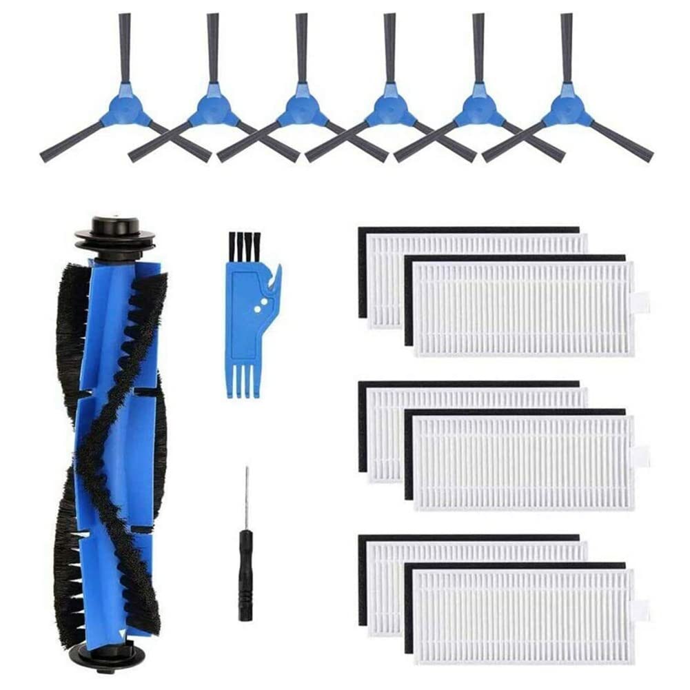CTRLZS Replacement Parts Main Brush Side Brushes Filter for E20, E30, E31 Robot Vacuum Cleaner Accessories A