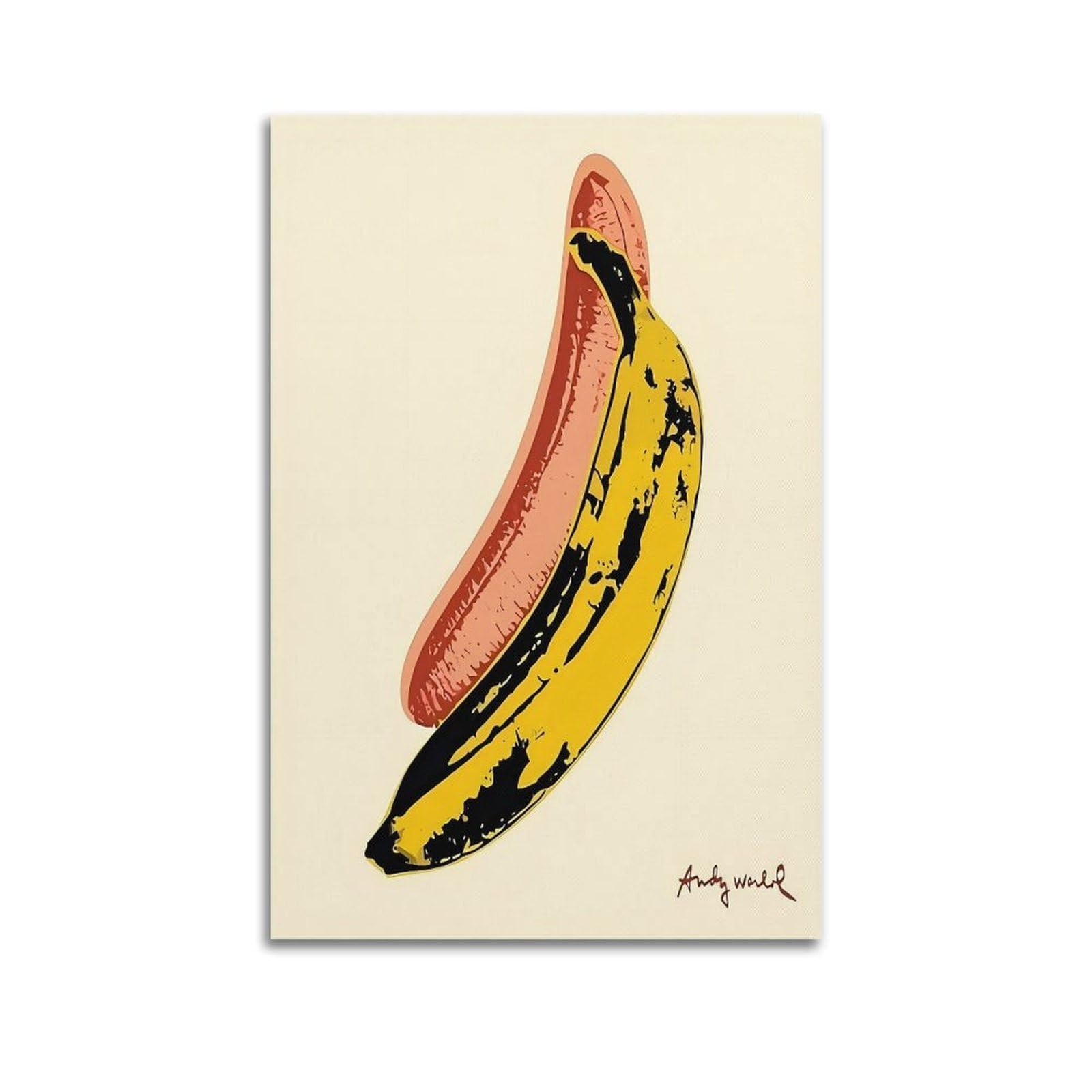 JoenTdrn Andy Warhol Prints Aesthetic Canvas Wall Art Print Home Decor for Bedroom Living Room08x12inch(20x30cm) Unframe-style