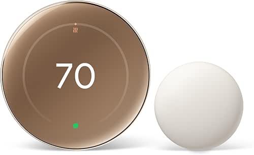 Google Nest Learning Thermostat (4th Gen, 2024) with Nest Temperature