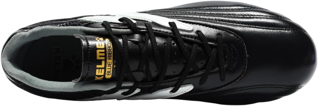 KELME Soccer Cleats for Men Youth Pro Calfskin Leather Soccer Shoes Outdoor Multi Ground Lightweight Professional Football Sneaker