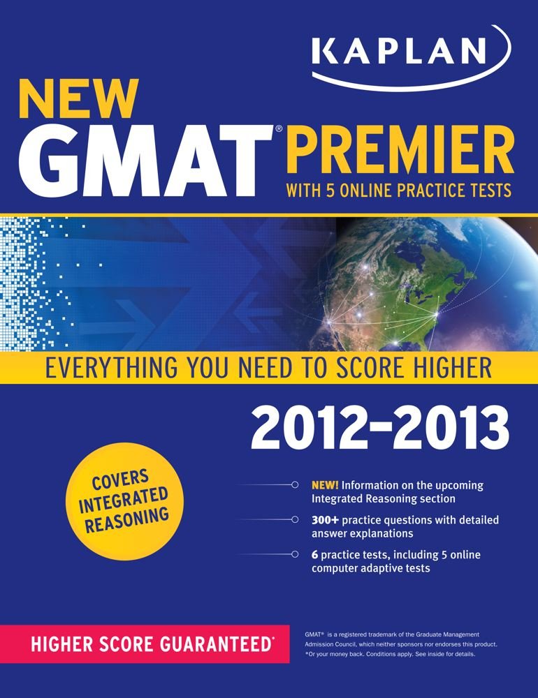 Kaplan New GMAT 20122013 Premier Kaplan 9781609782177 Books Amazon.ca