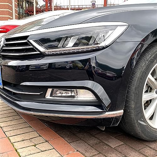Lame de lèvre antibrouillard Passat B8 gloss black calandre inférieure - 4