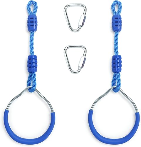 Miniatura 74 de Anillo ninja para fitness, anillo de gimnasia, barra de escalada, entrenamiento al aire libre, patio trasero, juegos de equipo de entrenamiento