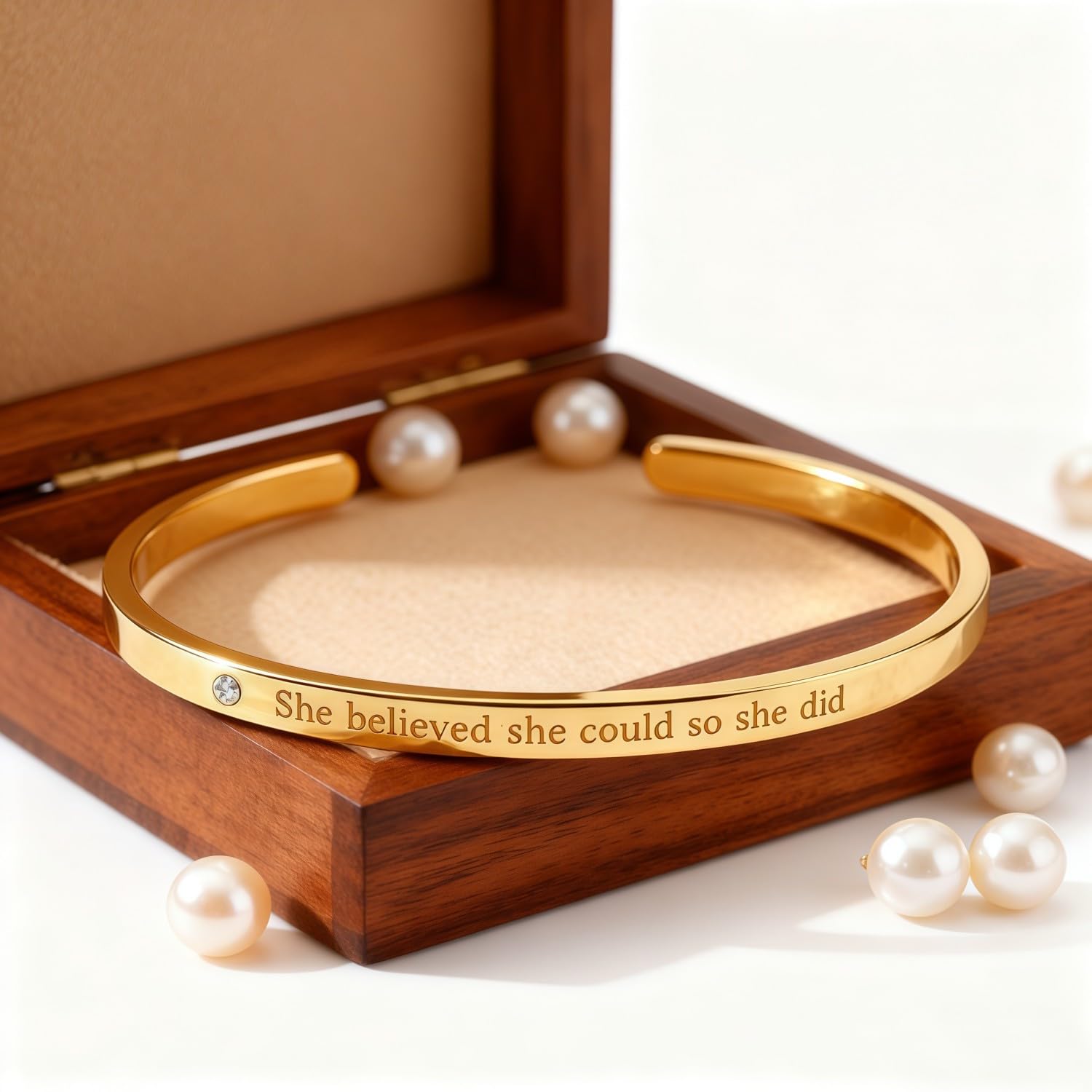 Orologi da donna - Orologio analogico in acciaio inossidabile con cinturino - Oro