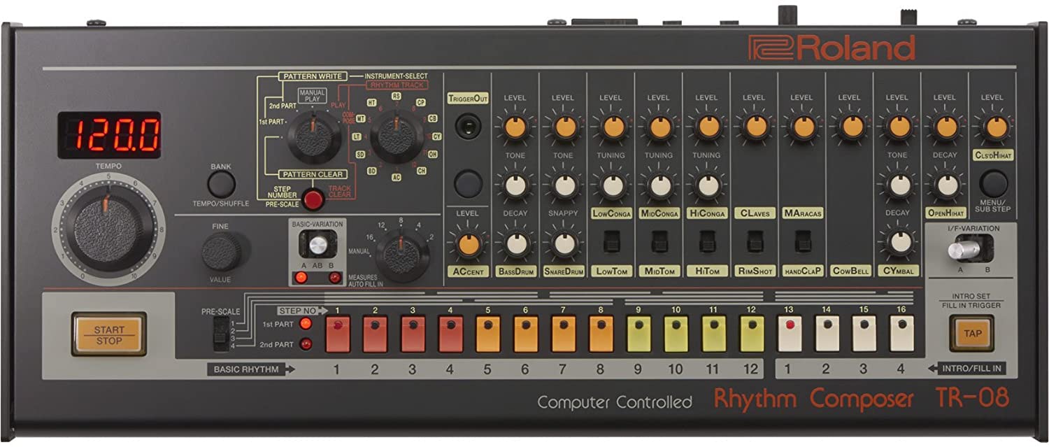 Amazon.com: Roland TR-08 Rhythm Composer Bundle with MIDI