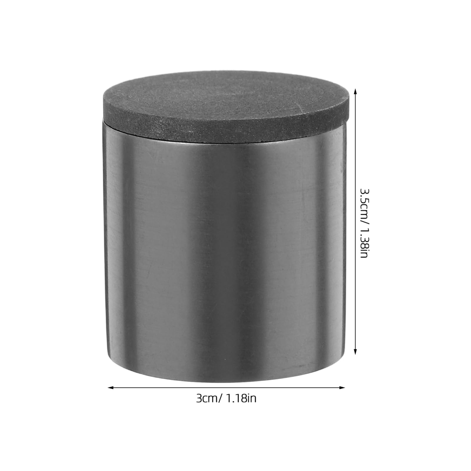 PRETYZOOM High Purity Graphite Crucible for Laboratory Use Smelting for Precious Metals for Accurate Analysis and Experimentation