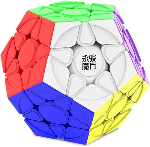Willking Yongjun Magnetic Megaminx Sticless Speed Cube 3x3 YJ Yuhu Pentagonal Speed Cube Dodecaedron Magic Cube Puzzle