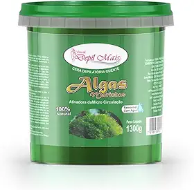 Cera Depilatória Visual Depil Mais Quente Hidrossolúvel 1,300g (Algas)