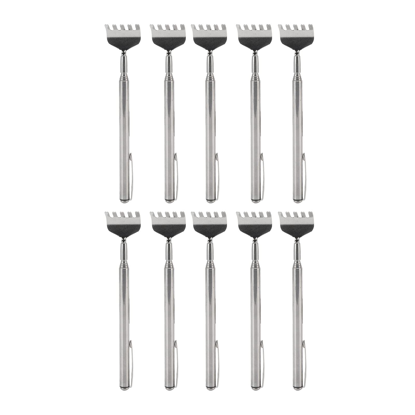 Mini gratte-dos pour soulager le dos : lot de 10 outils télescopiques pliables