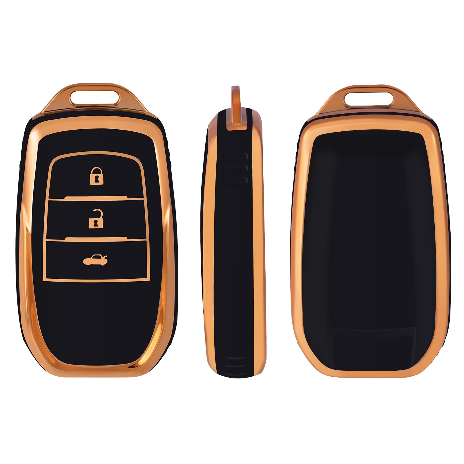 Étui à Clé Voiture Toyota - Protection TPU - Compatible RAV4, Yaris, Corolla... - 8 Couleurs