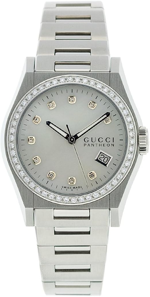 GUCCI Men's YA115404 115 Pantheon Watch 