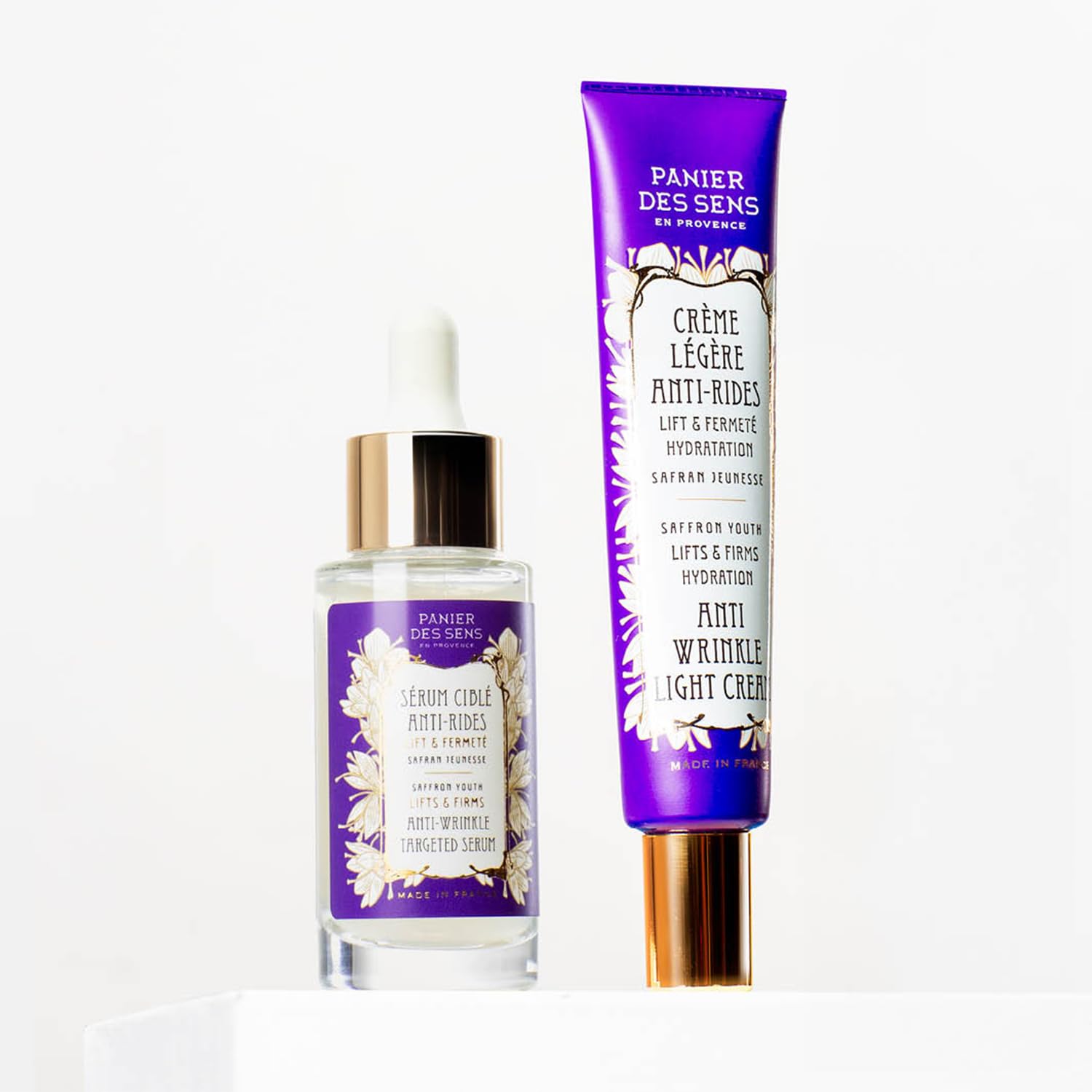 SET SAFRAN SKINCARE, GIFT, Serum for Face & Light Anti Aging Face Cream, Anti Wrinkle & Lift, Skin Care for Women - Image 4