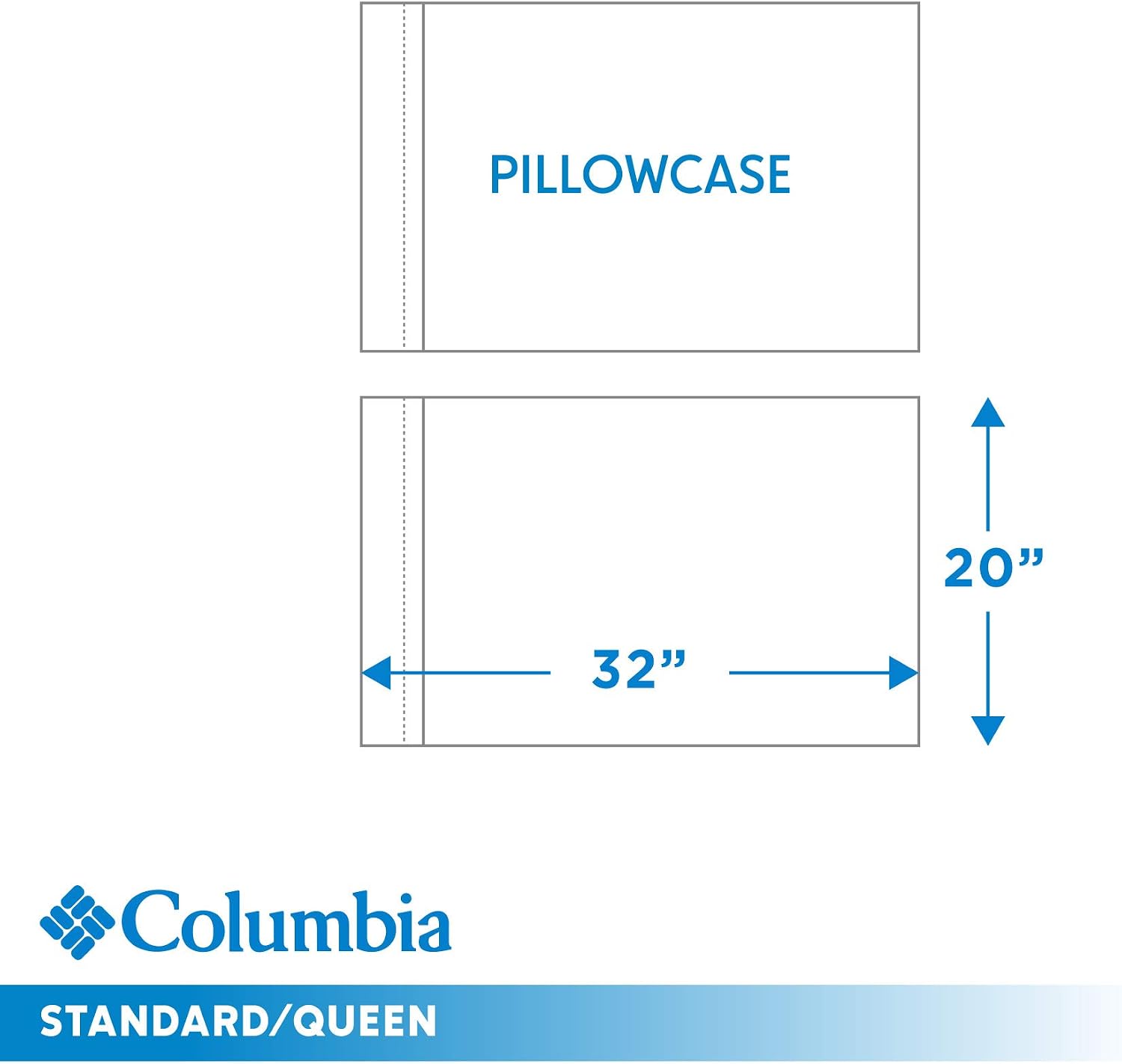 Columbia Eco-Friendly 100% Modal Jersey Knit Performance Sheets - Omni-Wick Stay Dry Technology – Incredibly Soft, Stretchy, Cool and Comfortable - 2PK Standard/Queen Pillowcases, Heathered Oatmeal