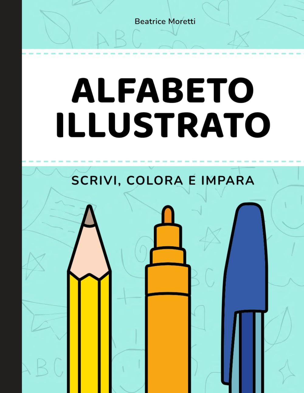 Alfabeto illustrato: Scrivi, colora e impara