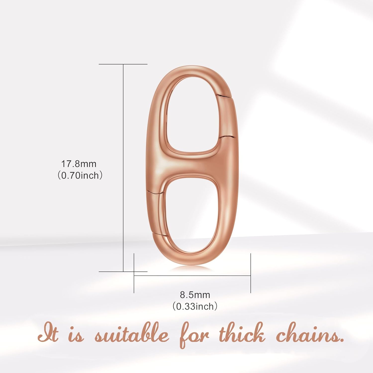 14K Yellow Gold Clasp for DIY Necklace Bracelet Jewelry Making, Lobster Clasp Extender Necklace Clasp Connector Bracelet Extension(Style 21) - Image 4