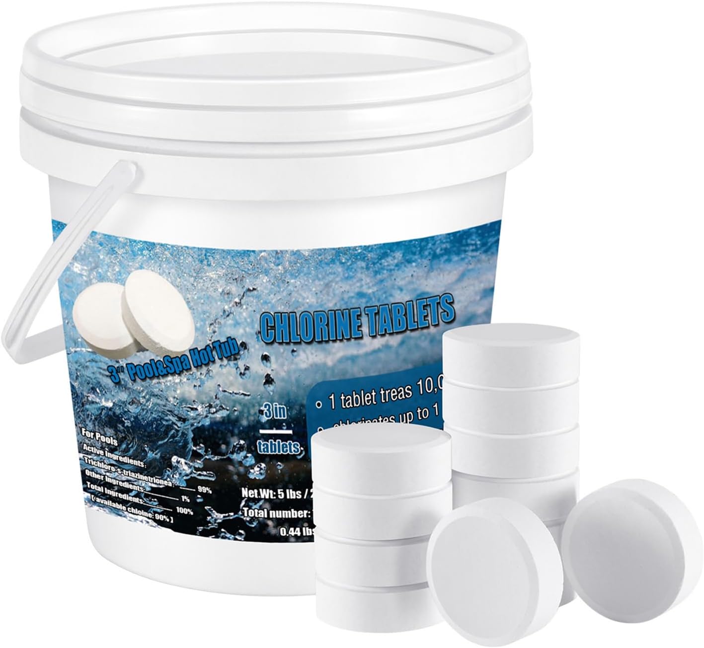 3 inch Chlórine Táblets Pool Chlórine Táblets,90