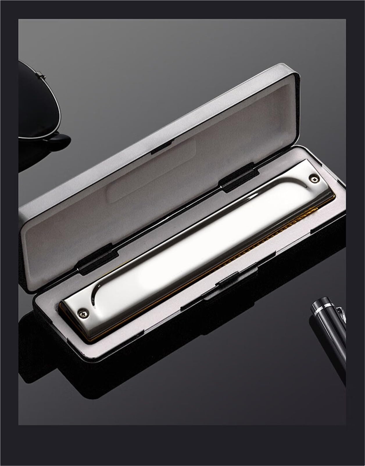 Beginner Harmonica Harmonica En Do Majeur 24 Trous Une Rangée Notes Simples Pour Adultes Débutants Et Professionnels