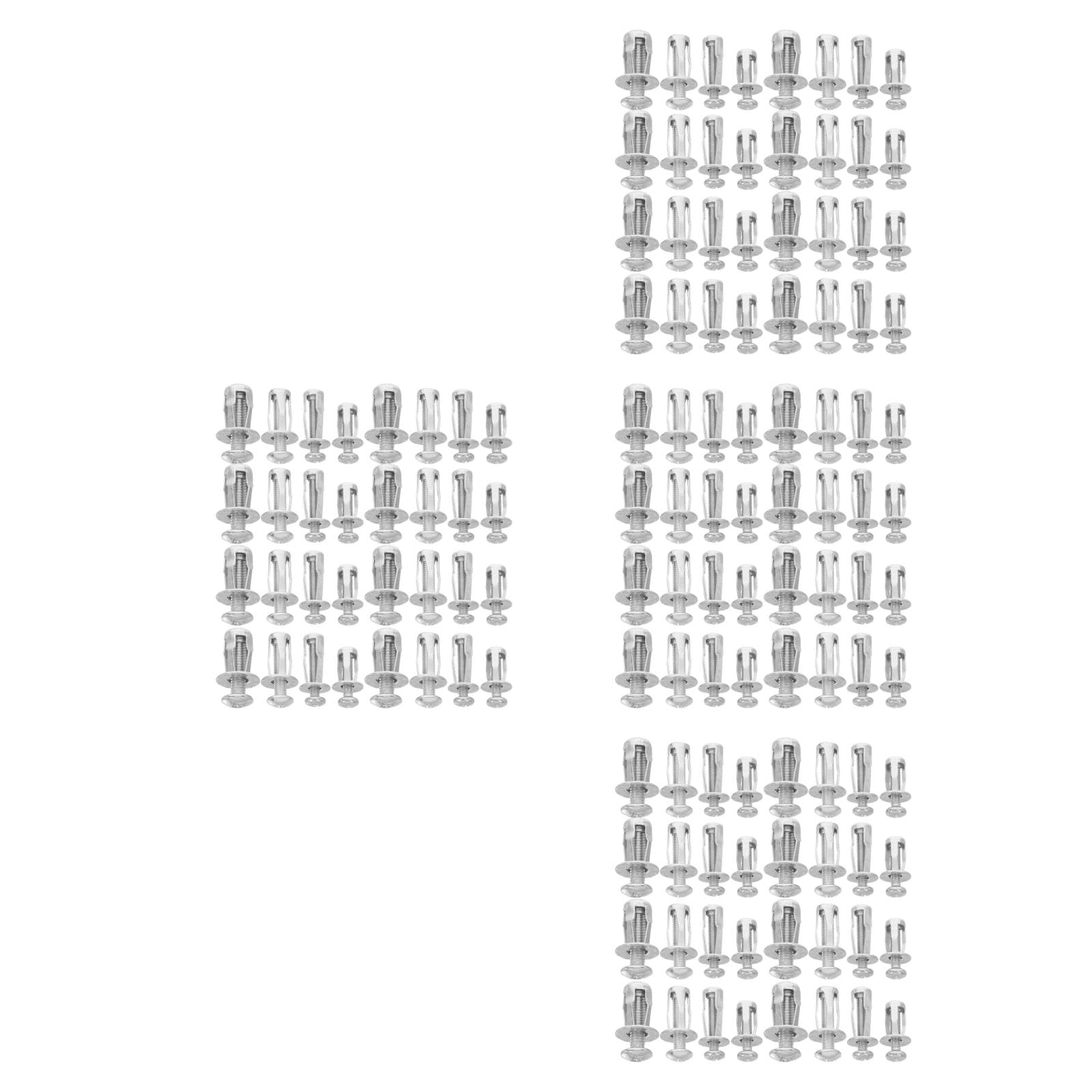 PRETYZOOM 320 Stck. Teiliges Expansion Schrauben Petal Form Metallanker Dübel für Trockenbau Mauer Wandbefestigung mit Hoher Haltekraft und Einfacher Montage