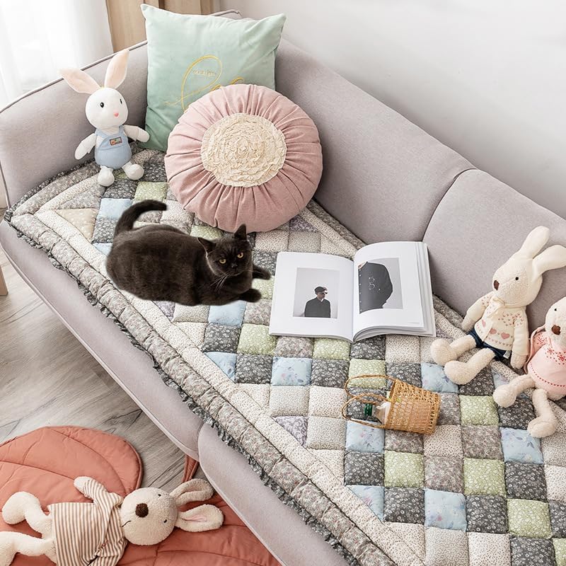 Miniatura 1 de KCCRHIN Fundas mullidas para sofá para mascotas, protector de sofá para perros, cojín de algodón grueso, funda de sofá para mascotas, funda de sofá