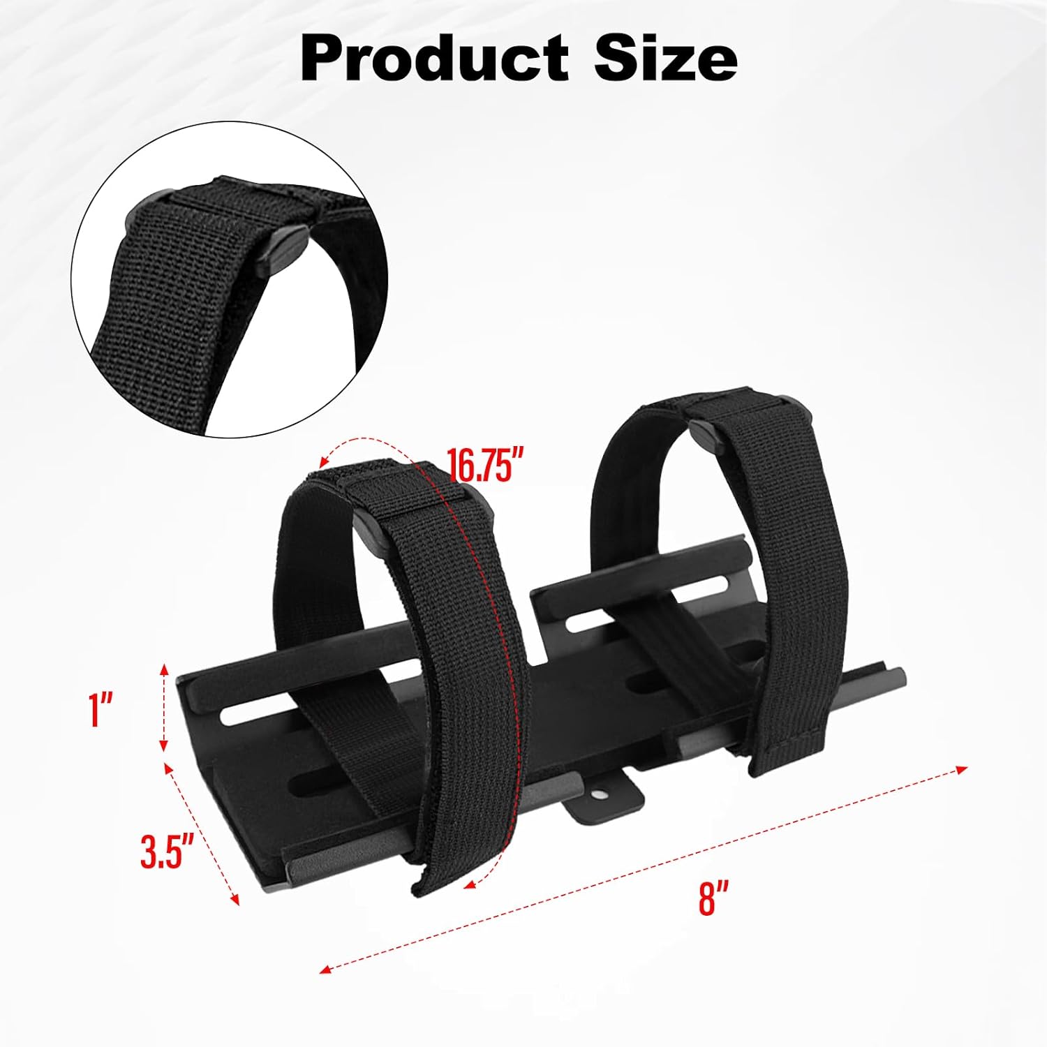 Jerbor Portable Speaker Mount Fits for Snowmobile, Waterproof Metal Speaker Mount Holder Fit for Jet Skis, Boats, Suitable for Most Speakers - Image 3