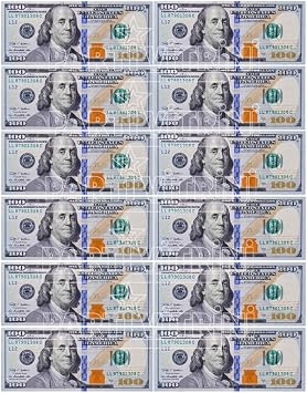 100 Dolar Banknot Temal  Yenilebilir Resimli Pasta Kurabiye  st  Gofret Plaka Bask s