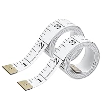 Vista 4 de Cinta métrica suave, doble escala de doble color, 60 pulgadas/59.1 in cinta métrica para costura/sastre