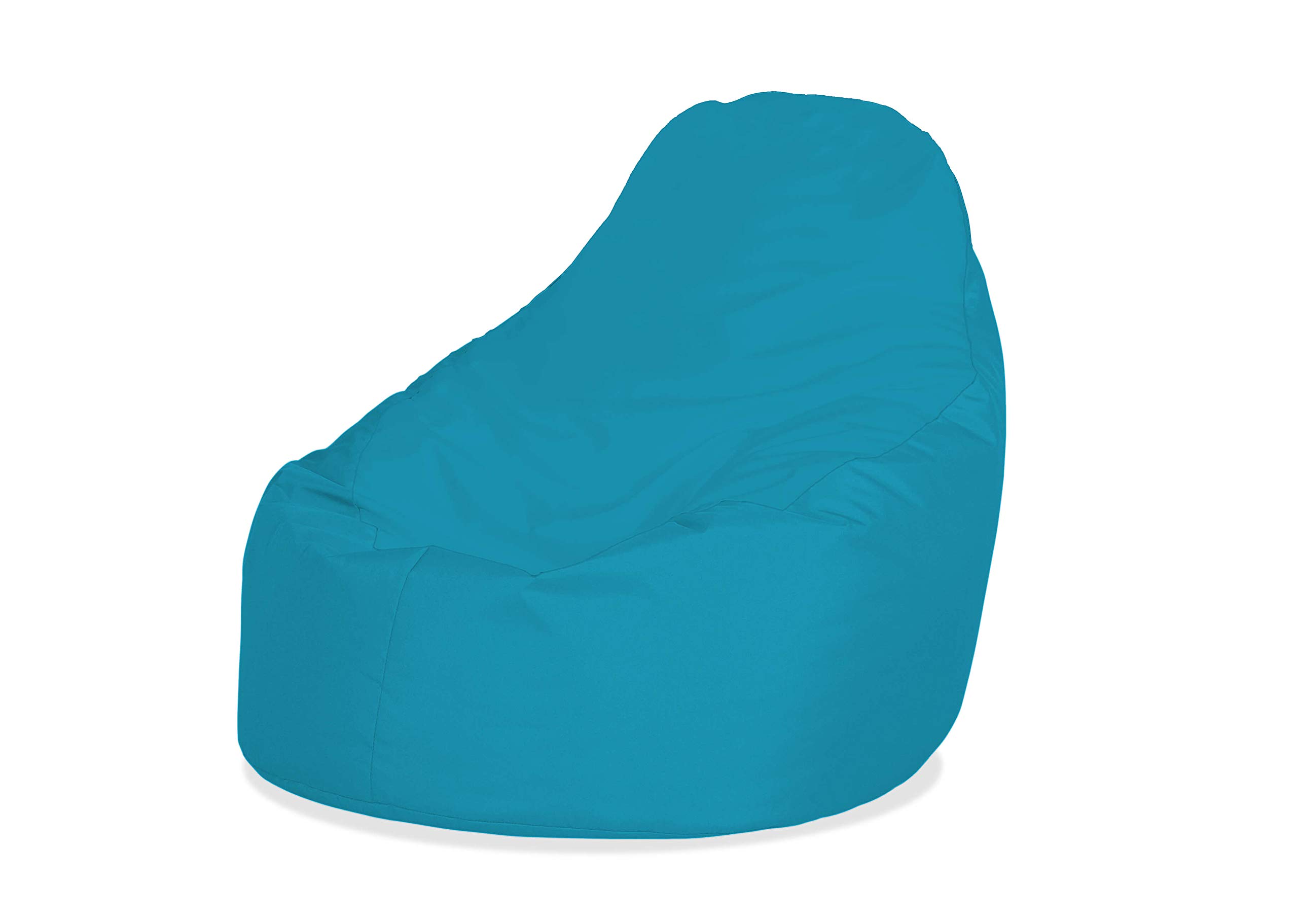BonkersGamer Bean Bag in Light Blue (Water Resistant) with Flakes Filling