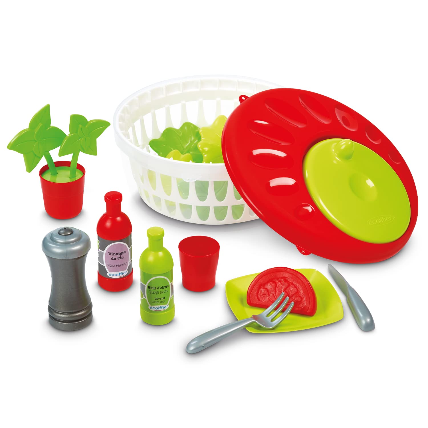 Jouets Ecoiffier - 2521 - Coffret cooking - Jeu d'imitation - Dès 18 Mois - Fabriqué en France